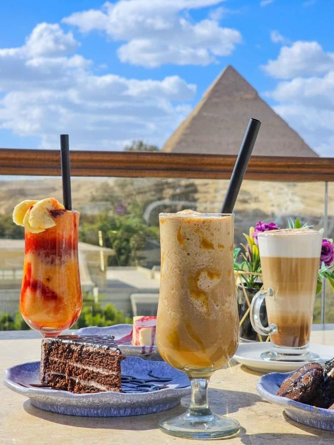 Tree Lounge Pyramids View Inn , Sphinx Giza Kafrat al Jabal Exterior foto