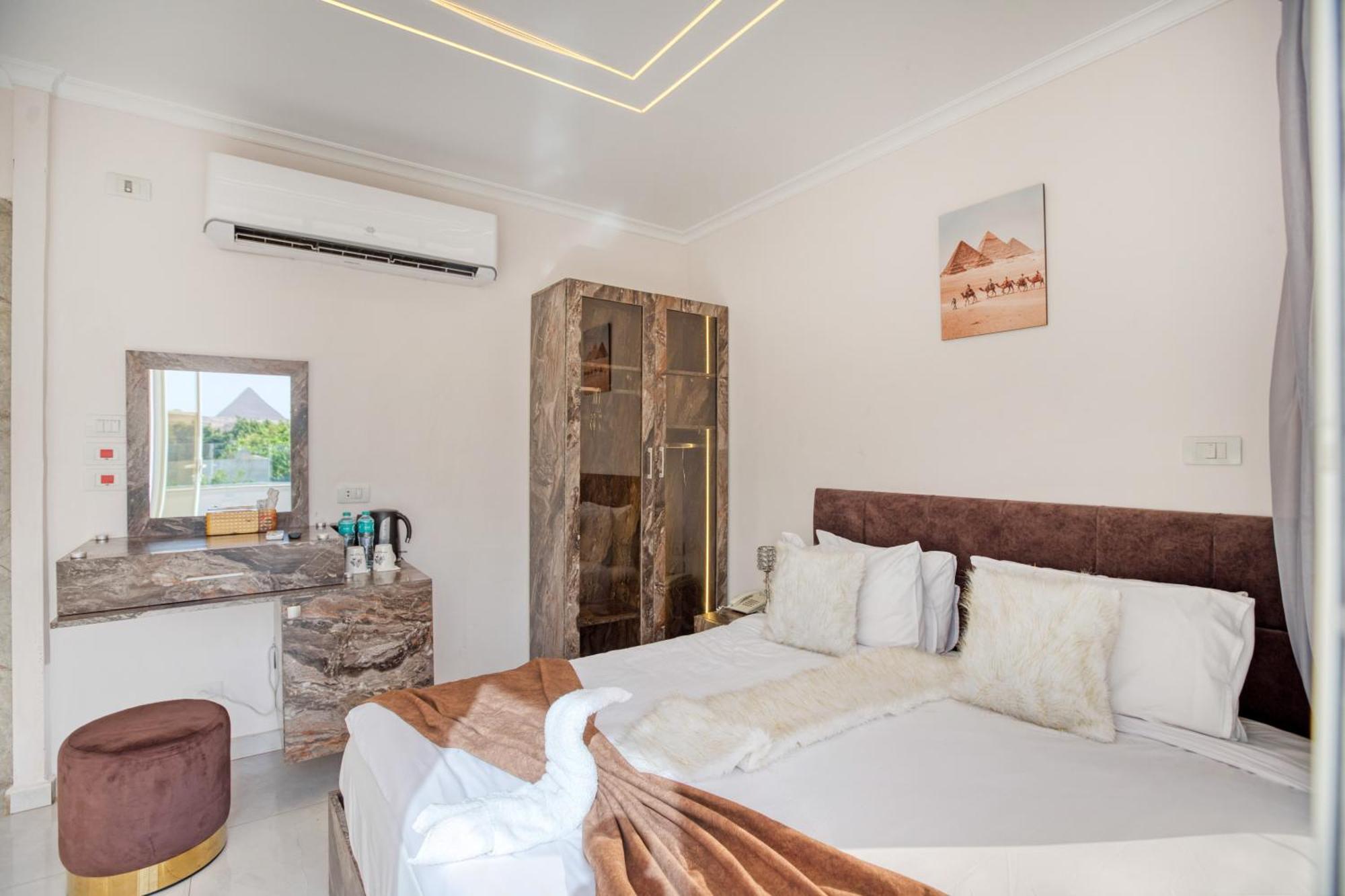 Tree Lounge Pyramids View Inn , Sphinx Giza Kafrat al Jabal Exterior foto