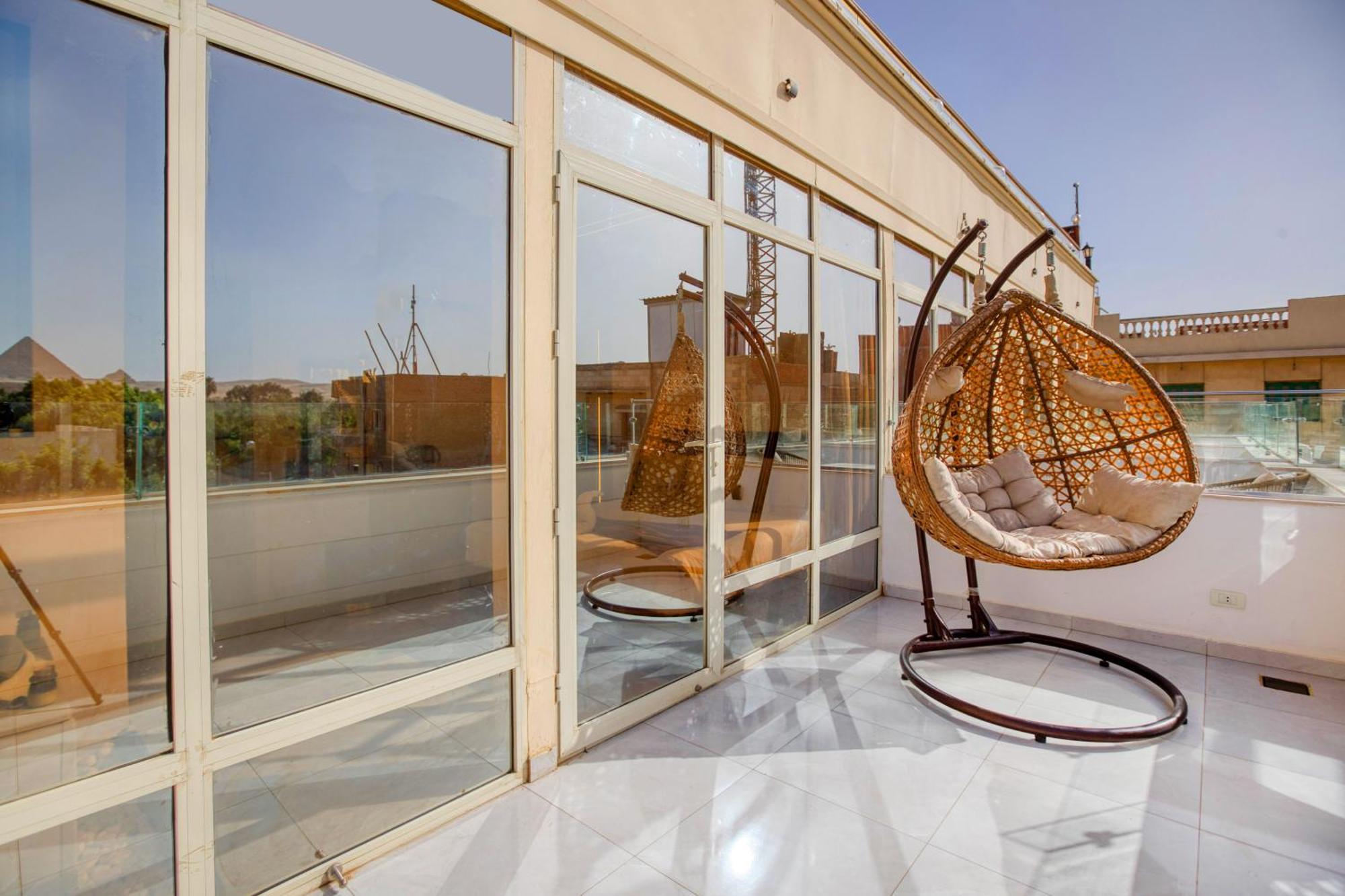 Tree Lounge Pyramids View Inn , Sphinx Giza Kafrat al Jabal Exterior foto