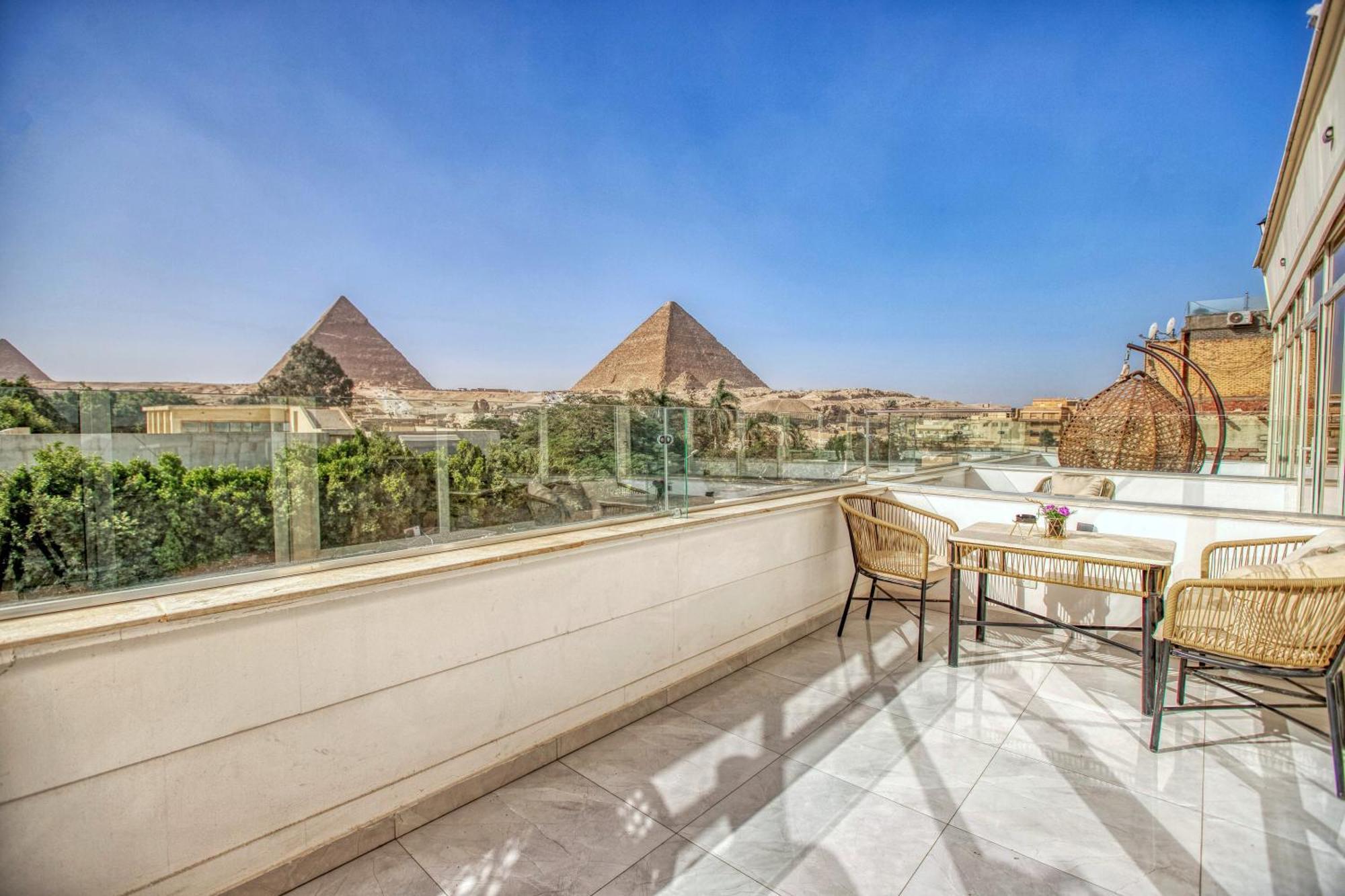 Tree Lounge Pyramids View Inn , Sphinx Giza Kafrat al Jabal Exterior foto