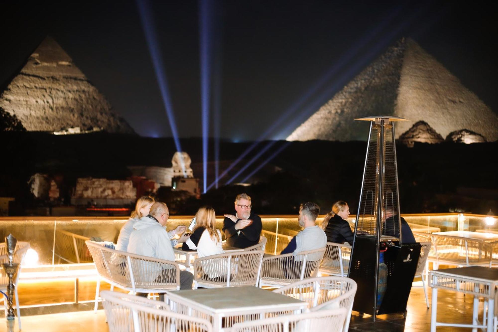 Tree Lounge Pyramids View Inn , Sphinx Giza Kafrat al Jabal Exterior foto