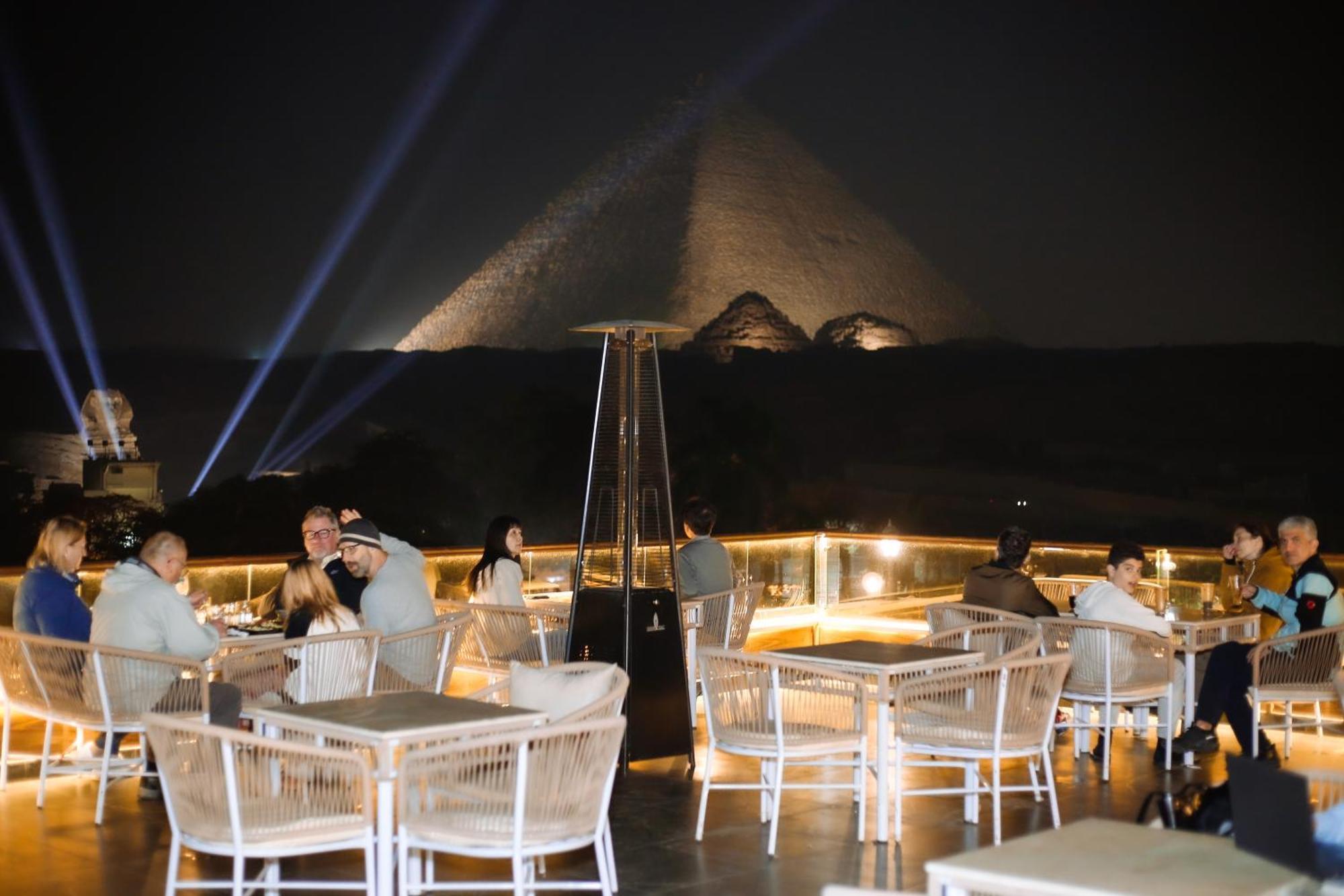 Tree Lounge Pyramids View Inn , Sphinx Giza Kafrat al Jabal Exterior foto