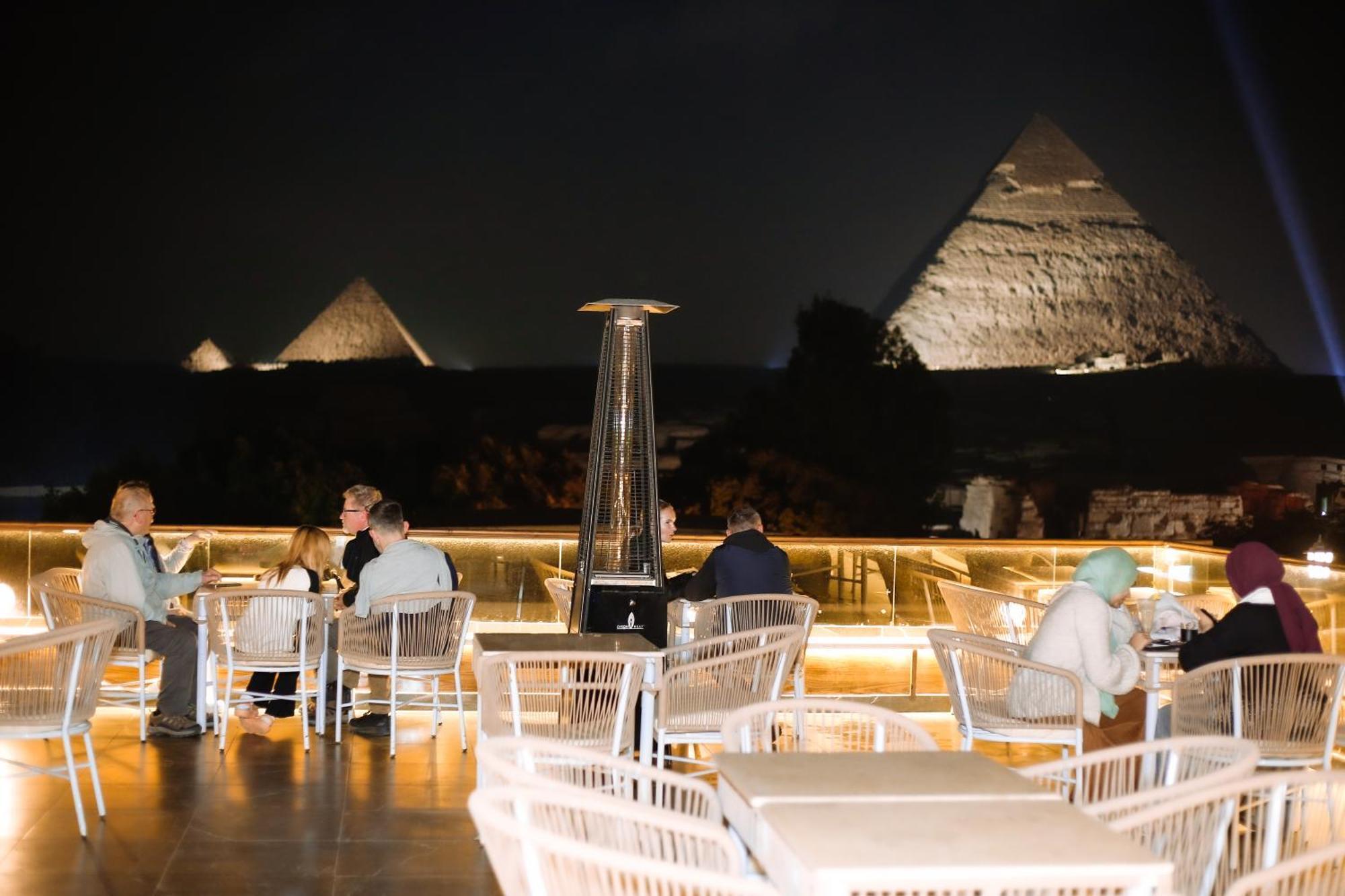 Tree Lounge Pyramids View Inn , Sphinx Giza Kafrat al Jabal Exterior foto