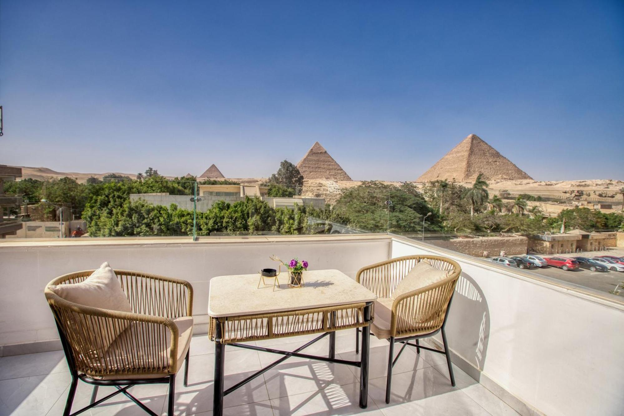 Tree Lounge Pyramids View Inn , Sphinx Giza Kafrat al Jabal Exterior foto