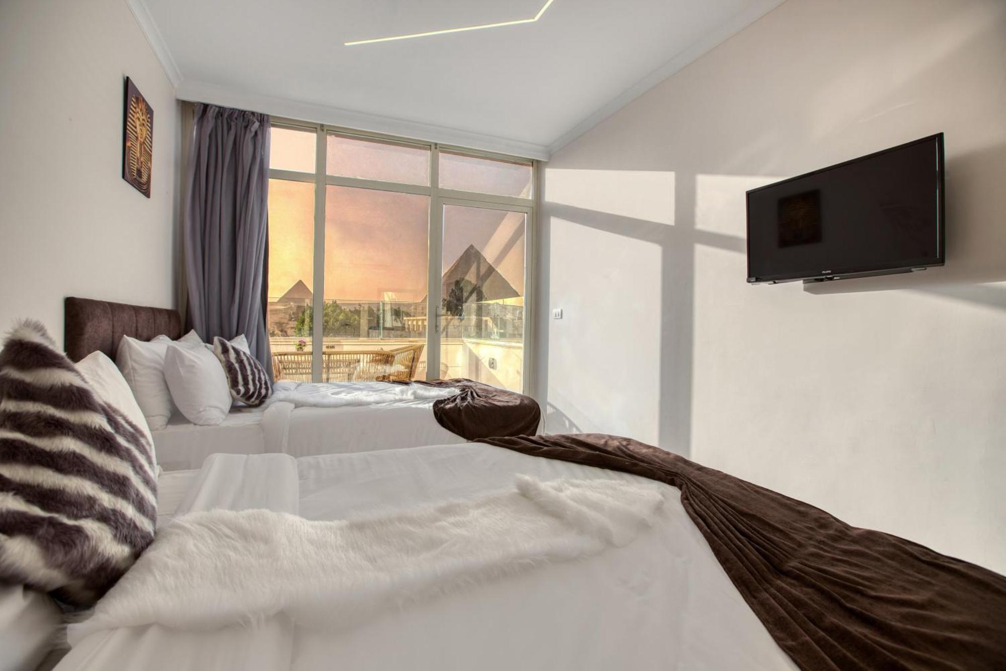 Tree Lounge Pyramids View Inn , Sphinx Giza Kafrat al Jabal Exterior foto