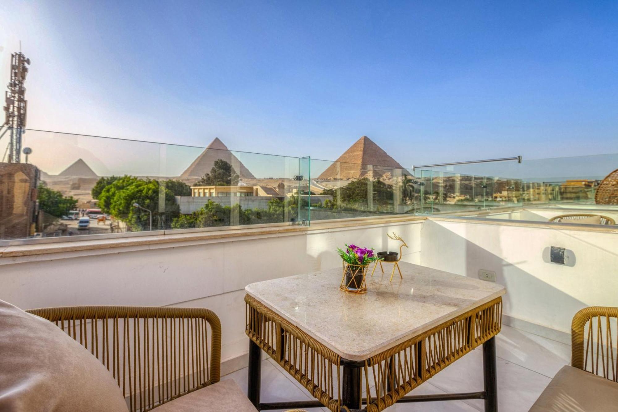 Tree Lounge Pyramids View Inn , Sphinx Giza Kafrat al Jabal Exterior foto